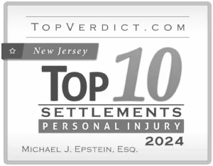 New Jersey Top 10 Settlements Personal Injury 2024 Badge