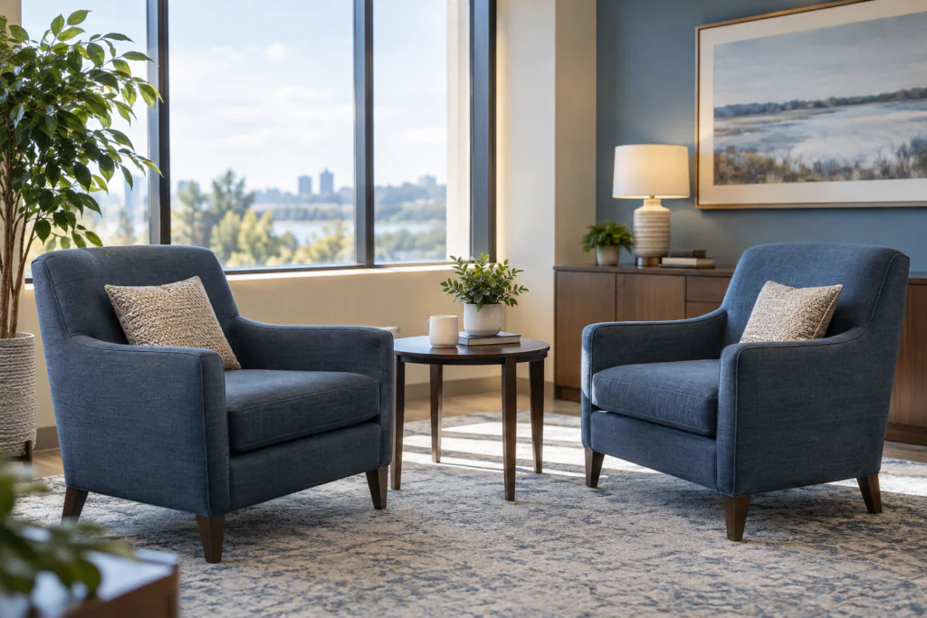 Private comfortable consultation room
