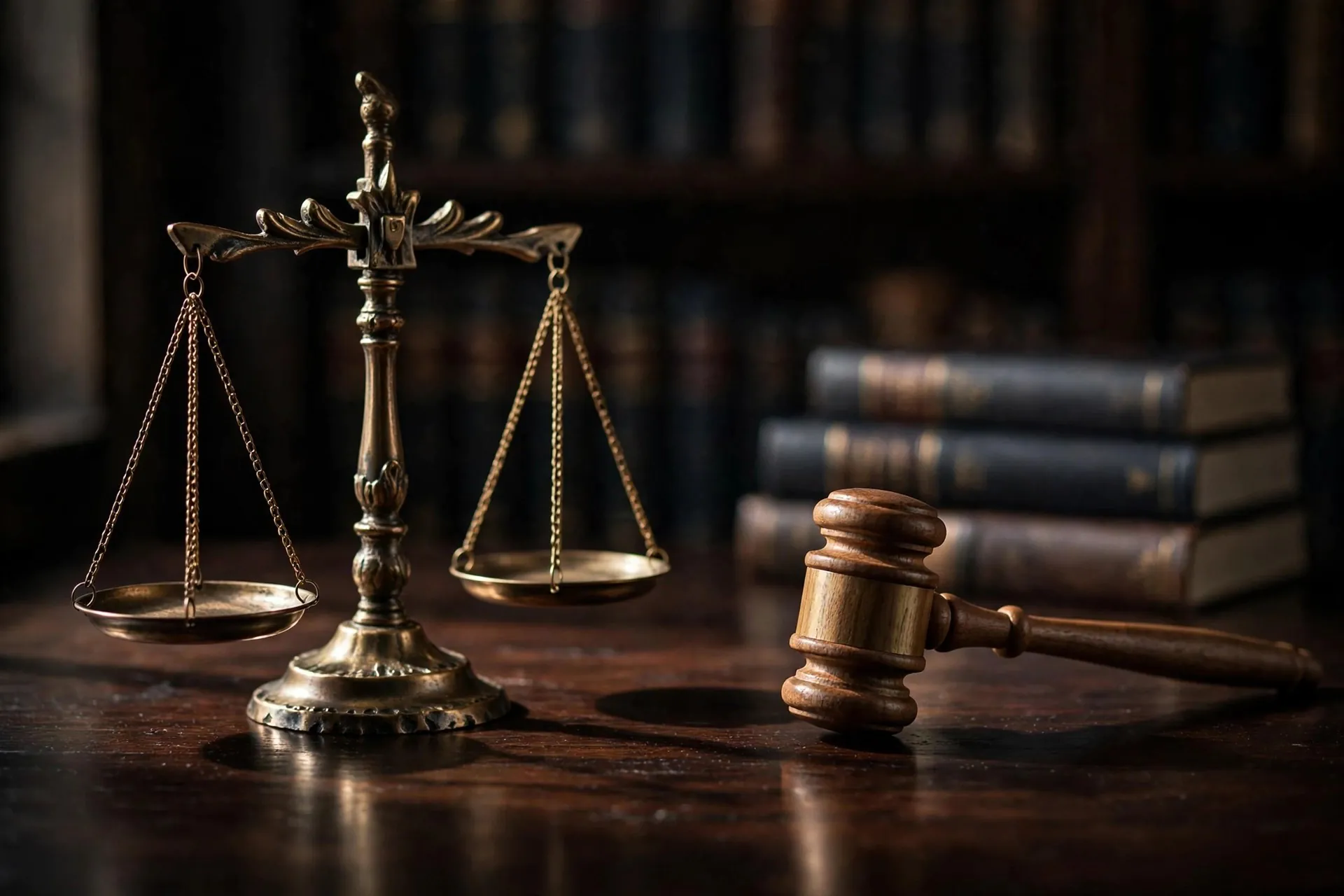 AI-generated scales of justice and gavel — personal injury claim legal help from The Epstein Law Firm